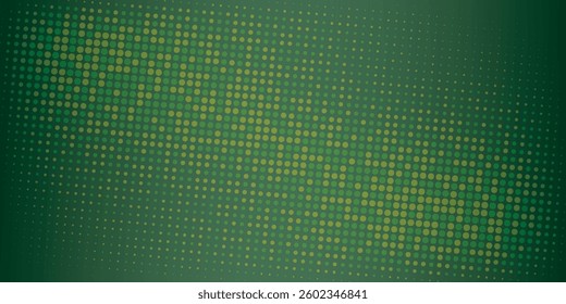 Halftone green pattern gradient texture. Grunge halftone grit background. White and black sand noise wallpaper modern. 