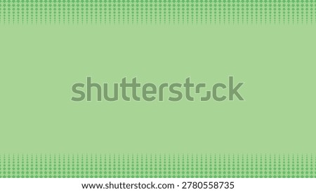 Halftone Green Star Pattern Background Texture With Copy Space