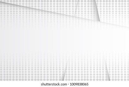 Halftone grey abstract background. Modern design halftone template for web site, flyer,digital presentation, cover and magazine.Abstract halftone grey concept for brochure, backdrop and space for text