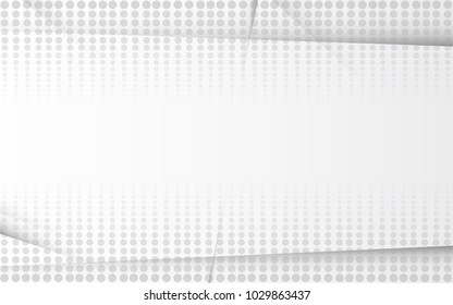 Halftone grey abstract background. Modern design halftone template for web site, flyer,digital presentation, cover and magazine.Abstract halftone grey concept for brochure, backdrop and space for text