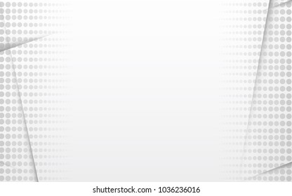 Halftone grey abstract background. Modern design halftone template for web site, flyer,digital presentation, cover and magazine.Abstract halftone grey concept for brochure, backdrop and space for text