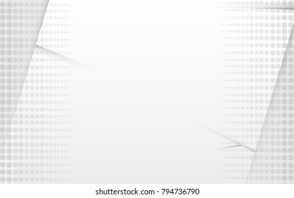 Halftone grey abstract background. Modern design halftone template for web site, flyer,digital presentation, cover and magazine.Abstract halftone grey concept for brochure, backdrop and space for text