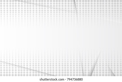 Halftone grey abstract background. Modern design halftone template for web site, flyer,digital presentation, cover and magazine.Abstract halftone grey concept for brochure, backdrop and space for text