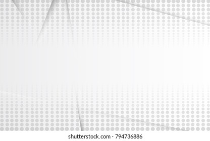 Halftone grey abstract background. Modern design halftone template for web site, flyer,digital presentation, cover and magazine.Abstract halftone grey concept for brochure, backdrop and space for text