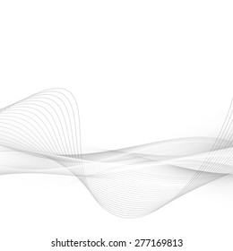 Halftone grey abstract swoosh line modern layout shadow border background. Vector illustration