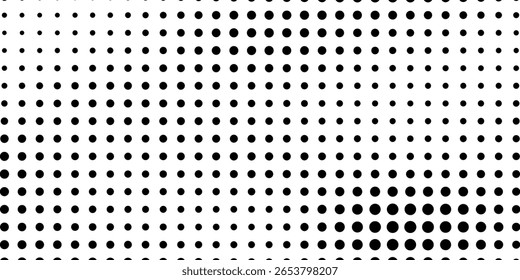 Fundo grunge de meio-tom. Papel de parede texturizado de grãos desbotados. Superfície de garra de ruído cômico preto e branco. Saliências, pontos e partículas em pixels sobrepostos. Envelhecida cobertura de fundo de areia suja. Vetor
