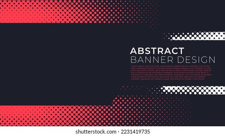 Vector de diseño de pancartas de color gris medio, concepto de fondo de dos tonos con fotograma y espacio de copia para personalizar su contenido