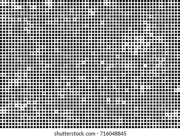 Halftone grunge black and white