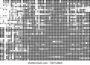 Halftone grunge black and white
