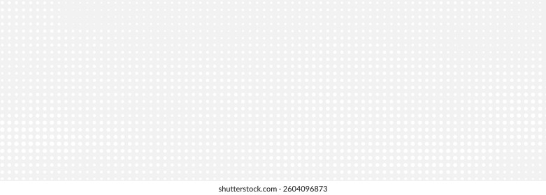 Halftone grunge gradient background. Faded grit noise texture. White and grey sand wallpaper. Retro pixel background. Anime or manga style comic overlay. Vector graphic design textured template