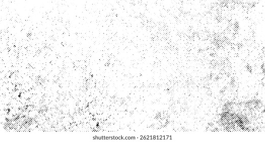 Plano de fundo gradiente de meio-tom. Textura de ruído de grão desbotado. Papel de parede de areia preto e branco. Fundo de pixel retrô. Anime ou manga estilo história em quadrinhos. Modelo texturizado de design gráfico vetorial