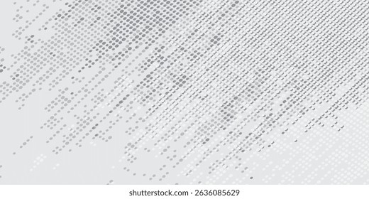 Plano de fundo gradiente de meio-tom. Textura de resíduo esmaecido. Papel de parede de areia preto e branco. Fundo de pixel retrô. Anime ou manga estilo história em quadrinhos. Modelo texturizado de design gráfico vetorial