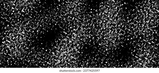 Textura superpuesta de color de media tonalidad. Fondo afligido de color blanco y negro. Suficiente superficie sucia para plantilla, pancarta, afiche, cubierta, collage, volante. Papel tapiz de ruido de grano vectorial