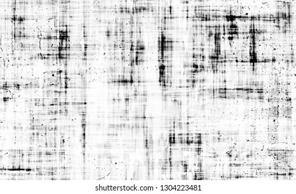 Halftone Grunge Rough Seamless Texture. Rough Grungy Pattern Design. Dry Brush Style Background.