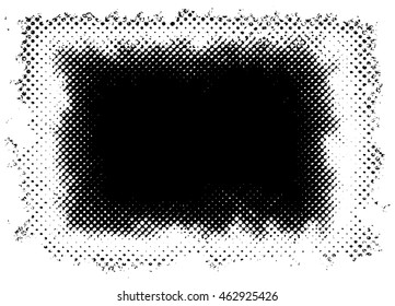 Halftone grunge texture - abstract texture. Stock vector design template - easy to use