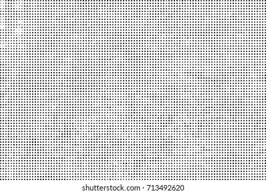 Halftone grunge vector background. Texture ink design element. Black and white abstract spots