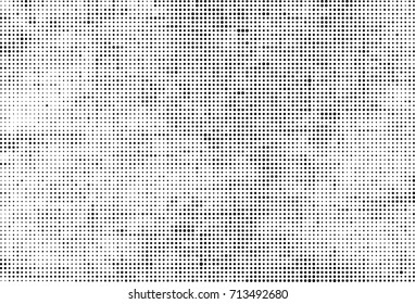 Halftone grunge vector background. Texture ink design element. Black and white abstract spots