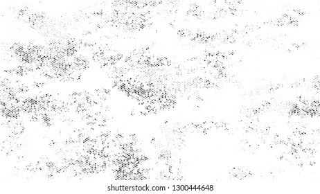 Halftone Grunge Vector Pop Art Texture. Vintage Dirty Dotted Pattern. Dirty Weathered Style Texture. Black and White Noise Fashion Print Design Background.