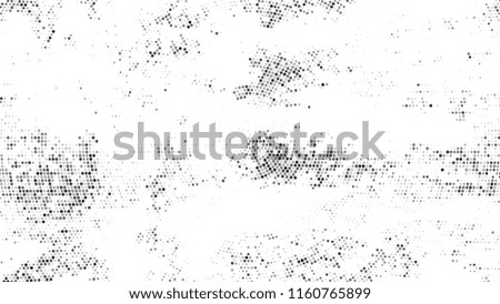 Halftone Grunge Vector Pop Art Texture. Cartoon Vintage Pattern. Splatter Style Texture. Black and White Noise Fashion Print Design Background.