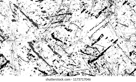 Halftone Grunge Vector Seamless Black and White Texture. Distressed Grungy Seamless Pattern Design. Watercolor Splatter Style Texture. Broken, Spotted Print Design Pattern.