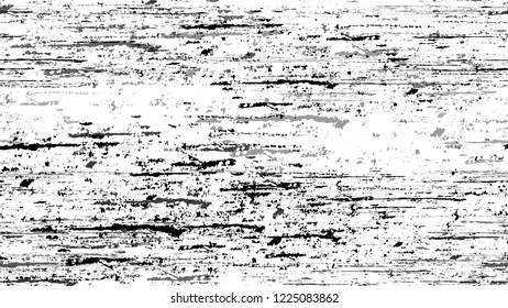 Halftone Grunge Vector Seamless Black and White Texture. Rough Grungy Land Seamless Pattern Design. Watercolor Splatter Style Texture. Monochrome Banner Design Background.