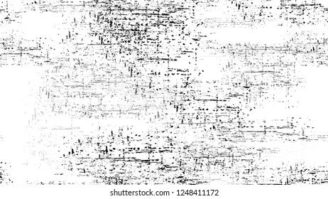 Halftone Grunge Vector Seamless Black and White Texture. Distressed Grungy Seamless Pattern Design. Watercolor Splatter Style Texture. Sketch Cartoon Pop Art Design Pattern.