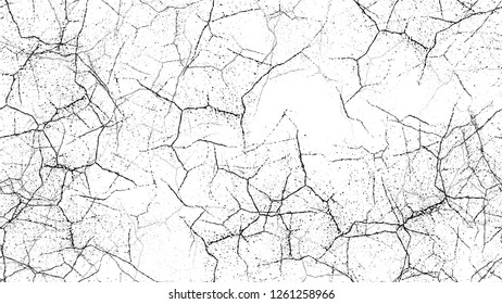 Halftone Grunge Vector Seamless Black and White Texture. Rough Grungy Land Seamless Pattern Design. Watercolor Splatter Style Texture. Sketch Cartoon Pop Art Design Pattern.