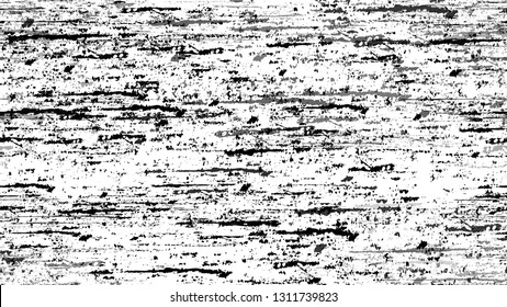 Halftone Grunge Vector Seamless Black and White Texture. Cartoon Cracked Noisy Surface Seamless Pattern. Dirty Cracked Wall Texture. Concrete, Chalk Pop Art Design Pattern.
