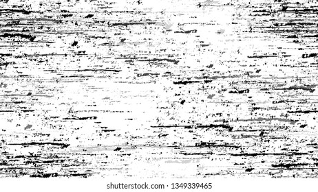 Halftone Grunge Vector Seamless Black and White Texture. Hand Drawn Old Scratched Seamless Pattern. Faded Dyed Paper Texture. Concrete, Chalk Pop Art Design Pattern.
