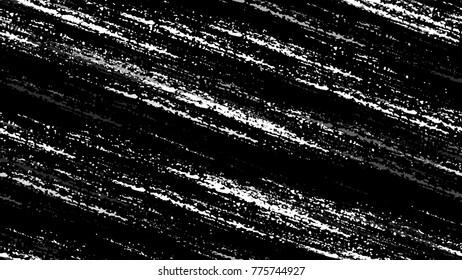 Halftone Grunge Vector Seamless Black and White Texture. Hand Drawn Old Scratched Seamless Pattern. Watercolor Splatter Style Texture. Plaster, Ink Paint
 Print Design Pattern.