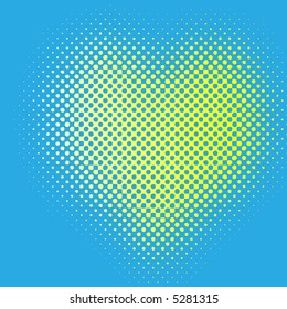 halftone heart