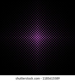 Halftone heart pattern background - vector love graphic design