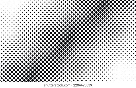 Halftone Hexagon Pattern Abstract Hexagonal Background Stock Vector ...