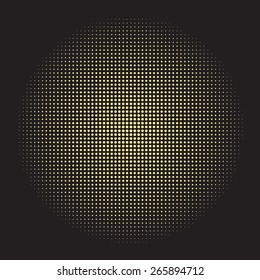 halftone hold doted circle