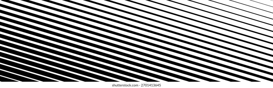 Patrón abstracto de línea de velocidad Horizontal de semitono. Ilusión de semitono de Vector.