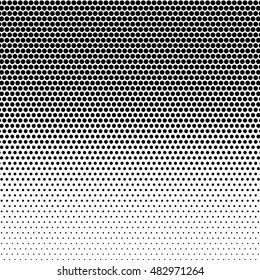 Halftone illustration . Dots on Background. Black and white Geometric Pattern. Abstract Vector illustration. Modern Texture.