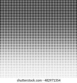Halftone illustration . Dots on Background. Black and white Geometric Pattern. Abstract Vector illustration. Modern Texture.