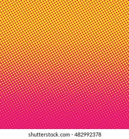 Halftone illustration. Dots on Background. Colorful Geometric Pattern. Abstract Vector illustration. Modern Texture.