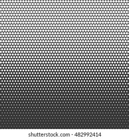 Halftone illustration. Dots on Background. Black and white Geometric Pattern. Abstract Vector illustration. Modern Texture.