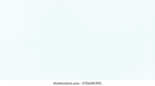 Gradiente delicado de la textura ligera del patrón punteado azul claro del semitono para los fondos y los efectos sutiles
