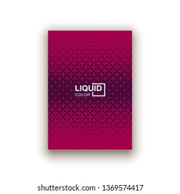 Halftone lines cover page layouts design. Flat geometric backgrounds set. Party posters set with radial halftone line gradient texture. Music flyer frame templates. Retro cover pages.