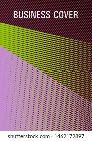 Halftone lines placard background graphic design. Advanced technological concept. Future geometric pattern Eps10 vector. Corporate report mockup. Educational brochure cover template.