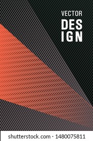 Halftone lines placard background graphic design. Banner backdrop simple print idea. Scientific journal concept. Contemporary paper cover design. Simple annual report mockup.
