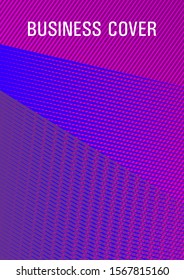 Halftone lines placard background graphic design. Advanced technological concept. Flyer mix digital background blend. Flat style booklet concept. Elegant commercial cover geometry.