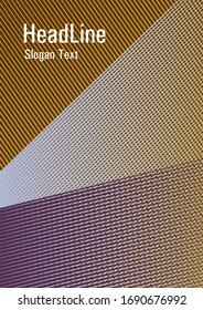 Halftone lines placard background graphic design. Advanced technological concept. Flyer mix digital background blend. Cool triangles composition. Future dynamic cover geometry.