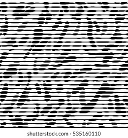 Halftone lines retro background Black White Seamless Repeat Camouflage Pattern
