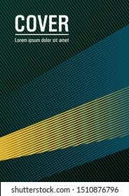 Halftone lines texture vector print background. Stationery notebook cover design. Future geometric pattern Eps10 vector. Bright business report concept. Tech diagonal elements backdrop.