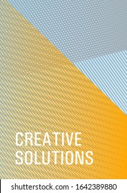 Halftone lines texture vector print background. Creative leaflet backdrop. Editable web landing page graphics. Marketing brochure cover design. Advertising commercial magazine.