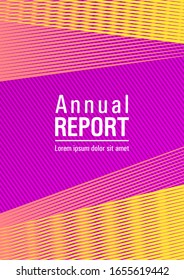 Halftone lines texture vector print background. Trendy stationery folder background. Magic notebook framework. Creative leaflet backdrop. Hipster art cover geometry.