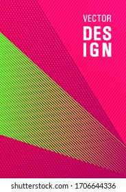 Halftone lines texture vector print background. Flat style booklet concept. Editable web landing page graphics. Elegant commercial cover geometry. Advanced technological concept.